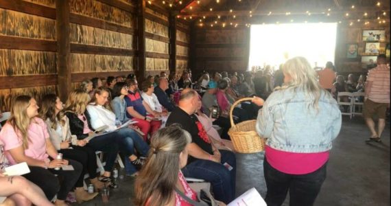 More than 150 people gathered to support the auction dinner to raise awareness and money for Oakley Carlson’s reward fund on Saturday, July 16, 2022, in McCleary. Nearly $50,000 was raised following the conclusion of the event. (Photo Courtesy of Light the Way)
