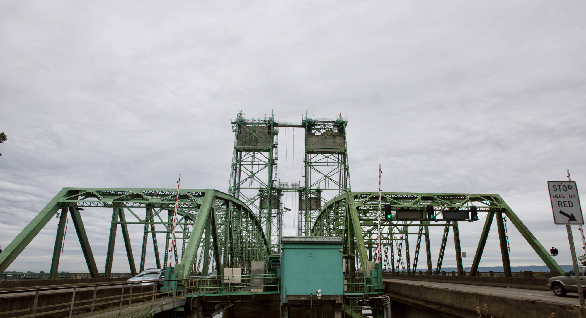 Mark Graves | The Oregonian | TNS | File Photo 
A close-up look at the Interstate 5 bridge on Oct. 25, 2018, from the Washington side.