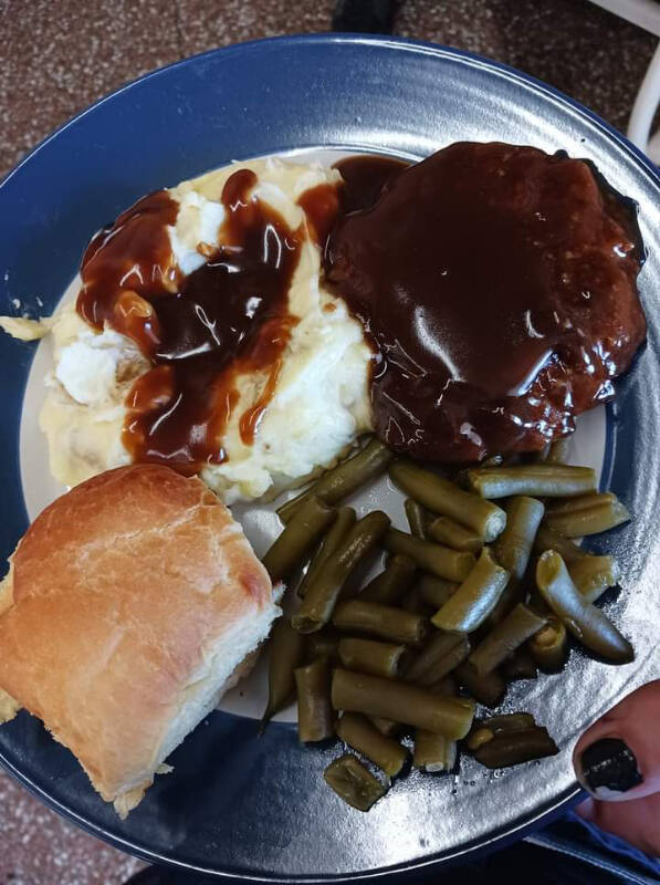Delicious comfort food like salisbury steak is one of the weekly specials at The Diner.