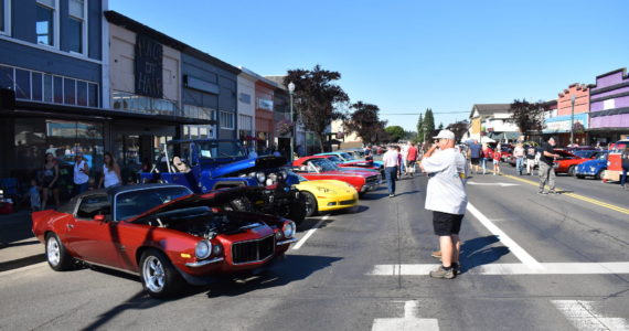 Allen Leister | The Daily World
Thousands of people gathered in Elma on Saturday, Aug. 6, 2022, for the 13th annual “Heat On The Street.” The event, which caused West Main Street to be blocked off from 1st Street to 6th Street, featured nearly 400 registered vehicles.