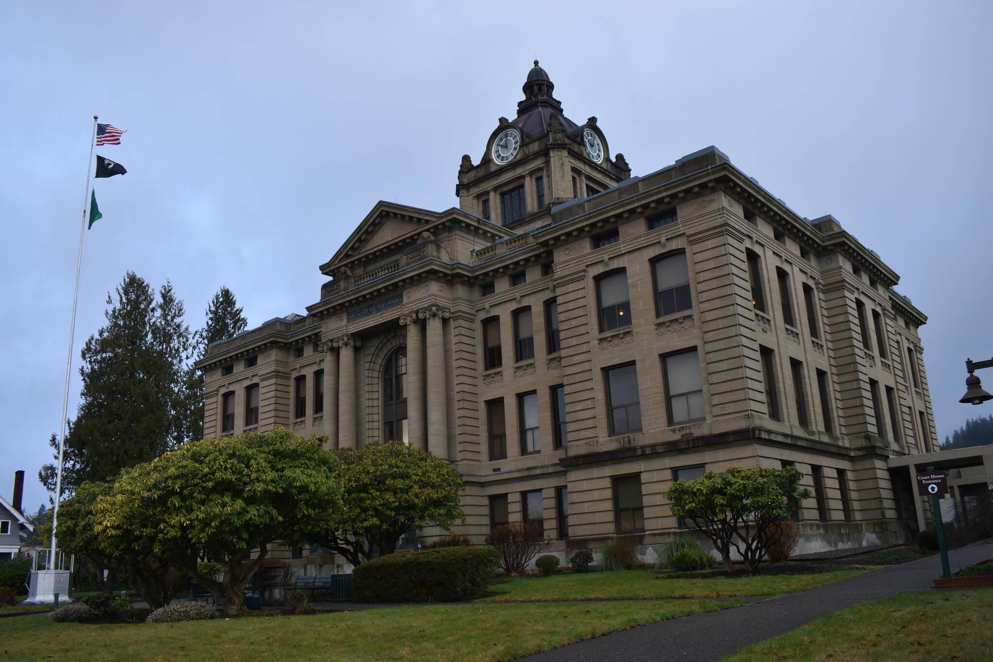 Grays Harbor County courthouse in Montesano. The Daily World | File Photo