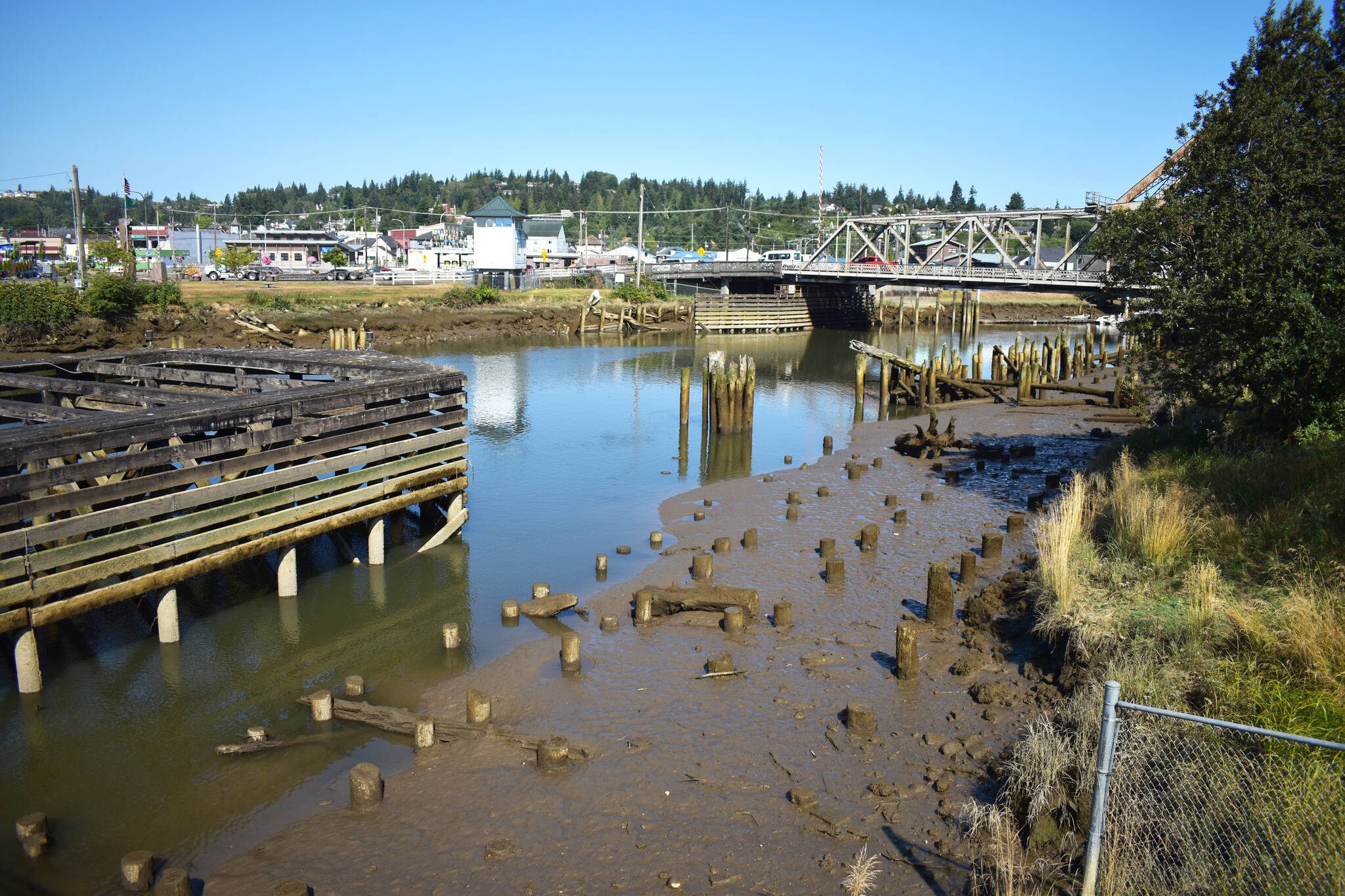 The Wishkah River was one of the flooding sites in early January 2022. The North Shore Levee (NSL,) which should be built by 2025, and then approved in 2026, is believed to have the capability to stop such flooding. (Matthew N. Wells | The Daily World)