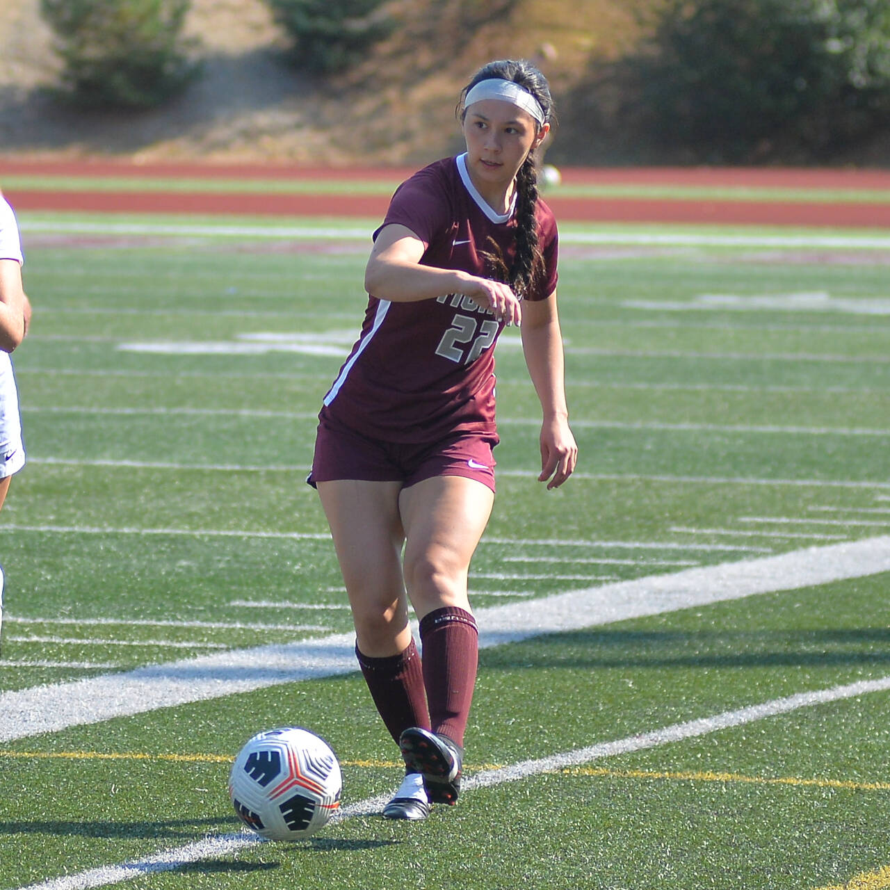 DAILY WORLD FILE PHOTO Montesano’s Bethanie Henderson had two goals and an assist in a 5-0 win over Castle Rock on Tuesday at Castle Rock High School.