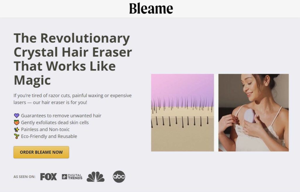 Bleame Crystal Hair Eraser Reviews - Does It Work? | The Daily World