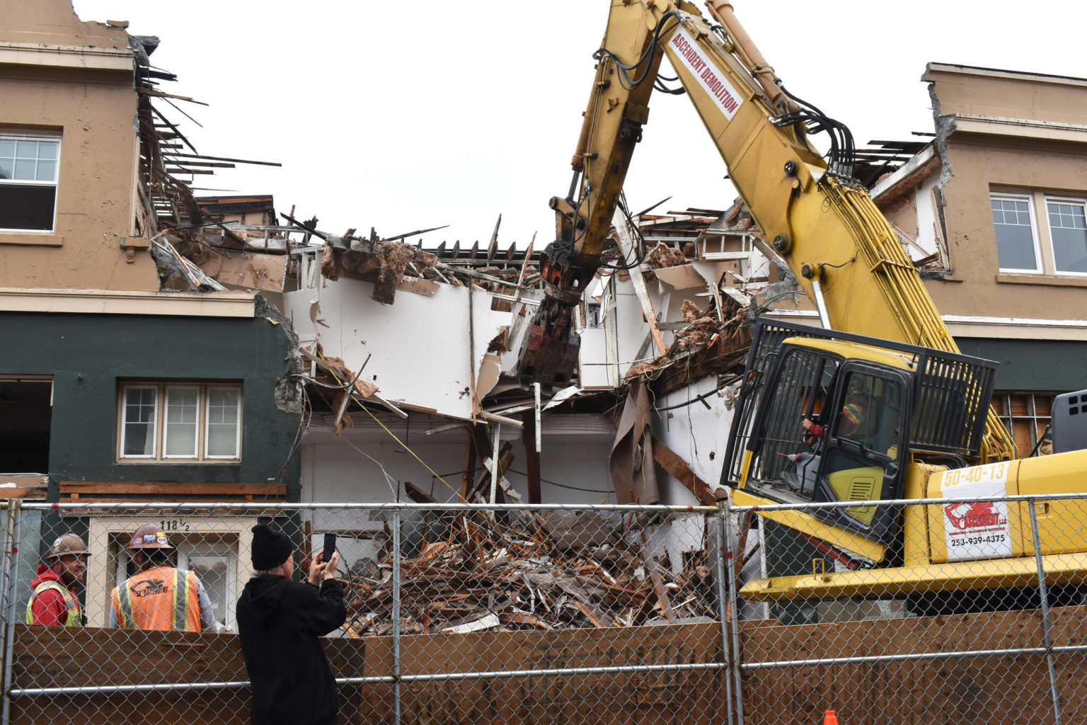 Grays Harbor Transportation Authority building demolition The Daily World