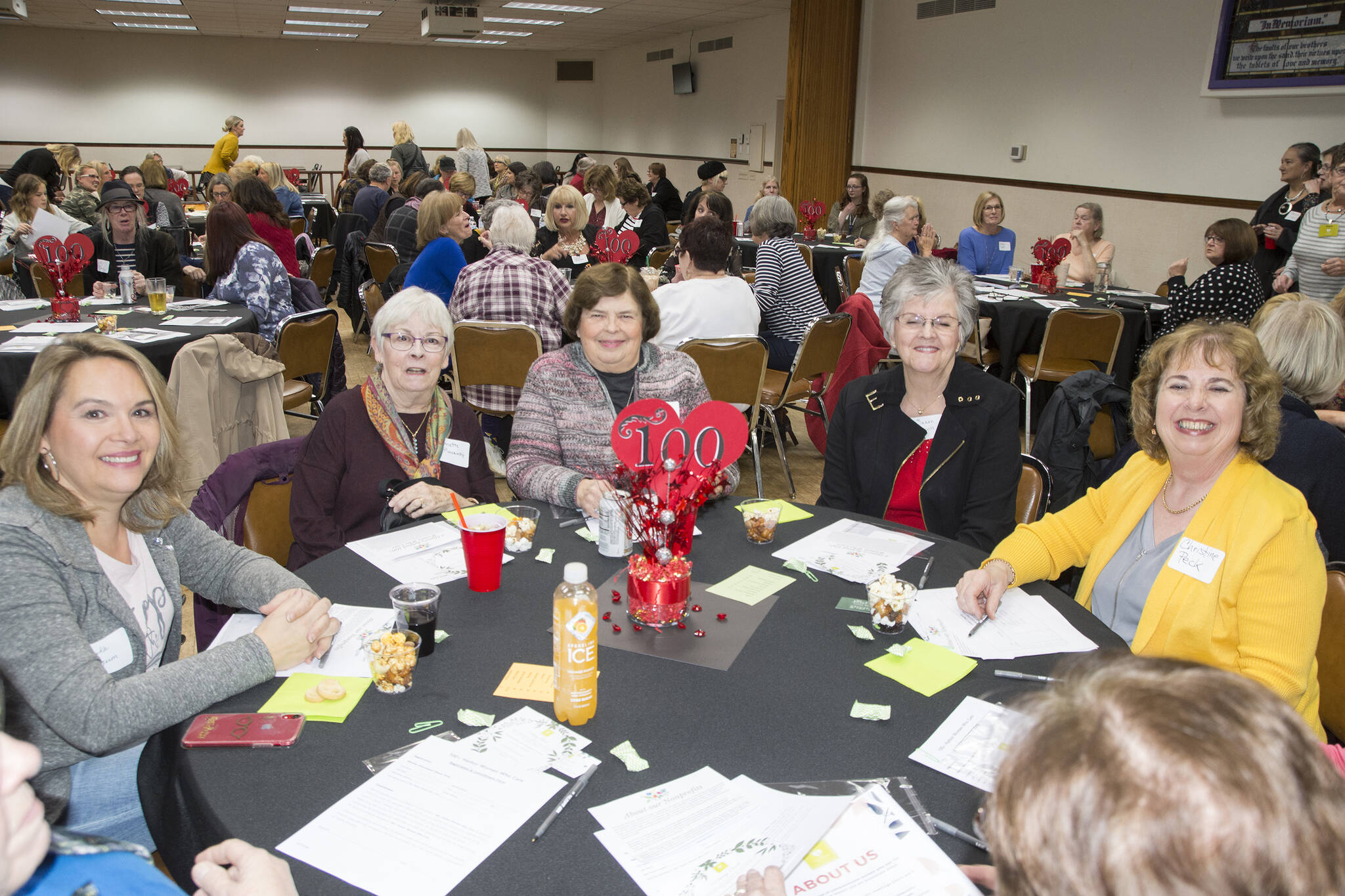 Provided photo 
The 2019 100+ Harbor Women Who Care event raised $16,000 for The Cancer Alliance of Grays Harbor. On Tuesday night, Oct. 11, the event will be held for a second time. Doors open for socializing at 5:15 p.m., with the program starting at 6 p.m. The presentations from the nonprofit organizations are 10 minutes each, with a short question-and-answer session afterward.
