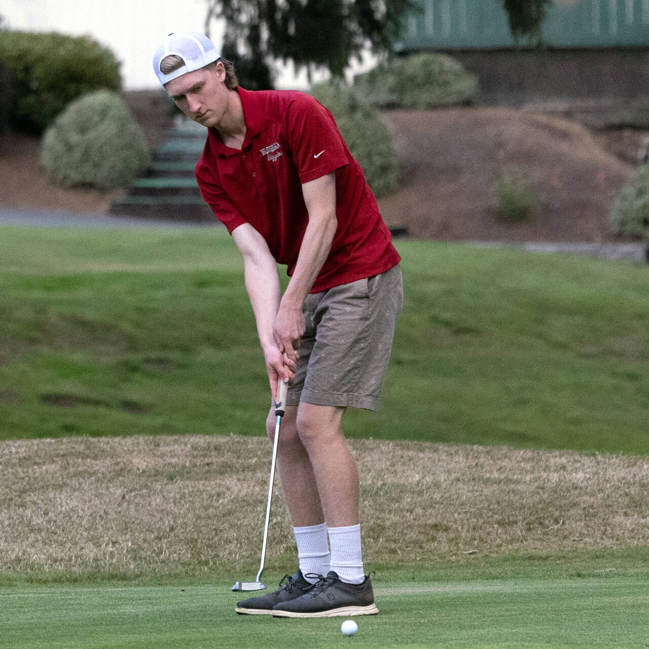 PHOTO BY PATTI REYNVAAN Hoquiam’s Mick Bozich, seen here in a file photo, qualified for state after placing fourth overall in the 1A District 4 Championships on Monday and Tuesday in Tumwater.