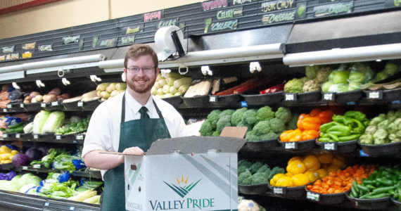 Produce Manager of Aberdeen Swanson’s Jack Peterson says his favorite thing about his job is seeing the expressions on the faces of customers when he answers their questions with confidence and ease.