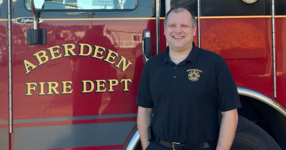 Courtesy photo / AFD 
Dave Golding has been announced as the new fire chief for the Aberdeen Fire Department.