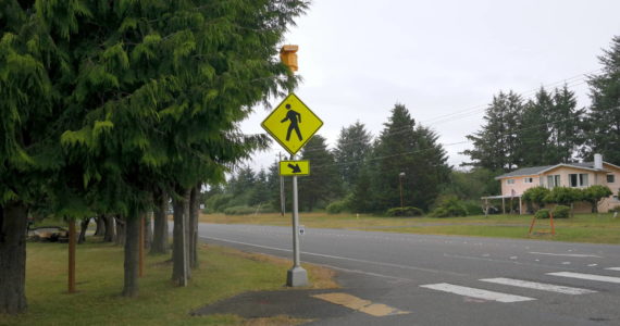 A new ordinance in Ocean Shores bans pedestrians from standing in the “sight distance triangle” — the wedge of space between two intersecting roadways — except when waiting to cross the street. (The Daily World file photo)