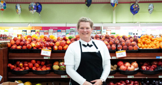 Crystal Larson and the rest of the friendly staff at Swanson's Hoquiam location provide convenient, healthy meals and down-home service.