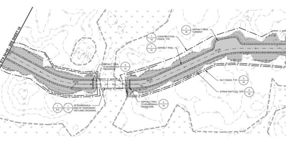 (Gray and Osborne, Inc.) A design for part of the High Dune Trail.
