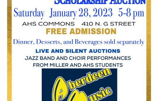 The fundraiser was viewed as the “single most important,” fundraiser of the year for music students. (Flyer provided by Aberdeen Bobcat Music Boosters)