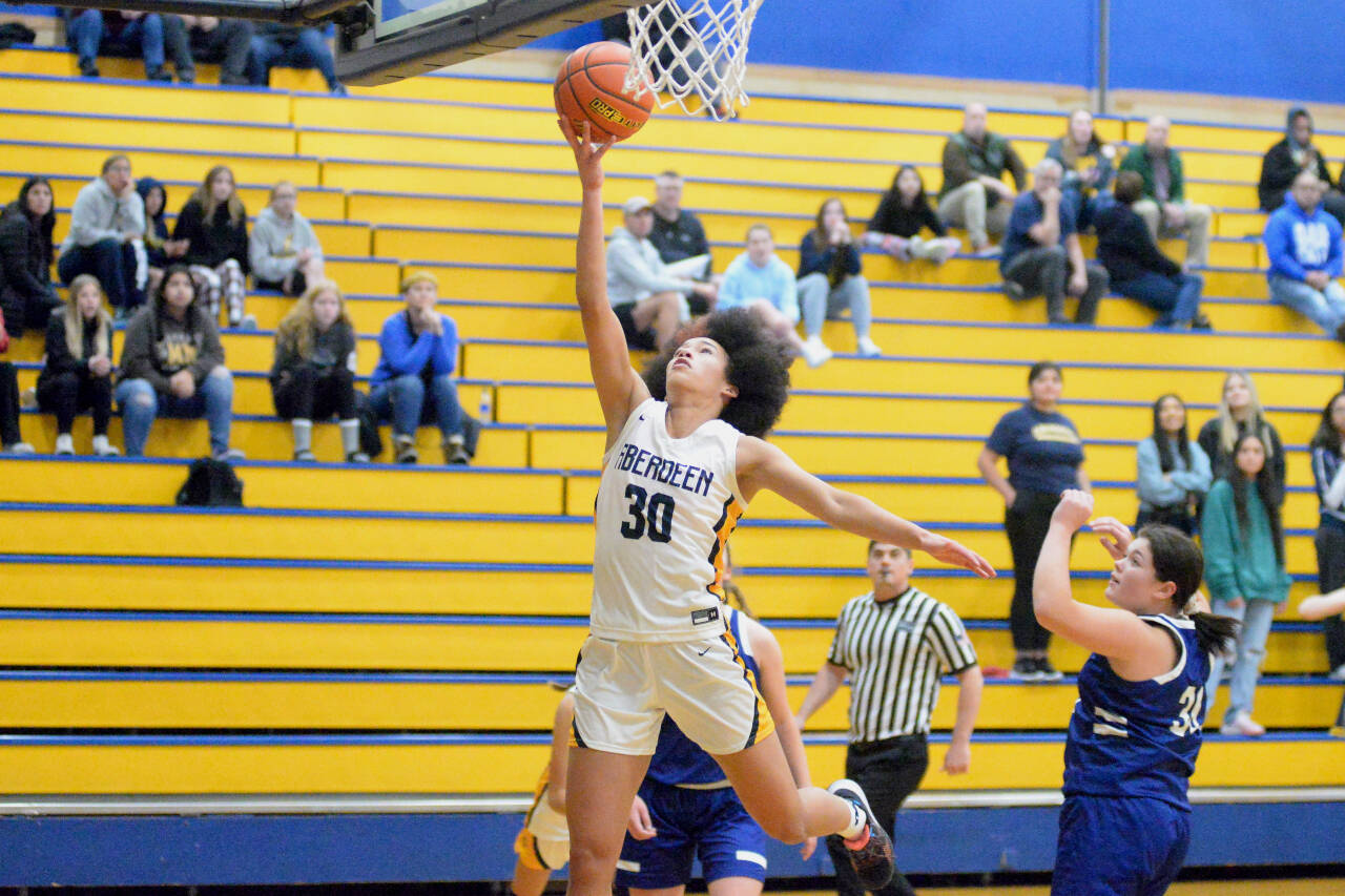 DAILY WORLD FILE PHOTO Aberdeen senior Maddie Gore was named to the 1A Evergreen League First Team for the 2022-23 season.