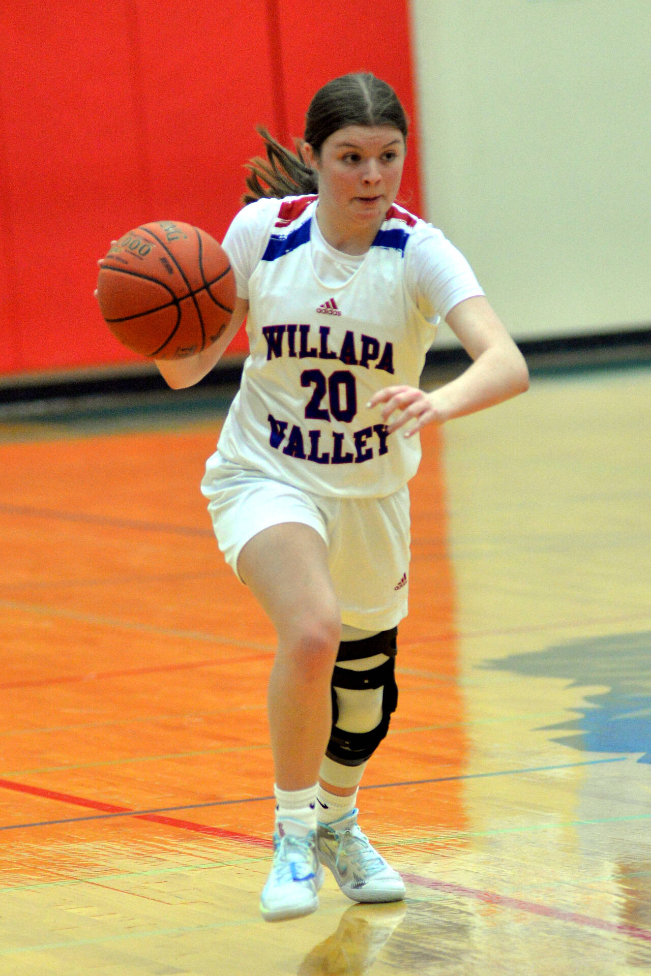 DAILY WORLD FILE PHOTO Willapa Valley senior guard Brooklyn Patrick earned 1B Columbia Valley League First Team honors after filling up the stat sheet with 7.7 points, 6.5 rebounds, 4.7 assists and 4.6 steals per game this season.