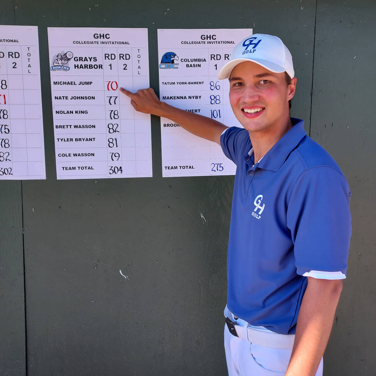 SUBMITTED PHOTO Grays Harbor College golfer and team captain Michael Jump was accepted into the PGA Management Program at the University of Nevada-Las Vegas, GHC announced on Thursday. Jump, of Hoquiam, will attend UNLV in the fall.
