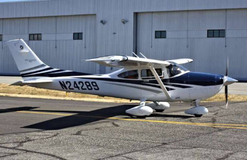 This Cessna T182 Turbo Skylane was reported missing with one person aboard after dropping off radar near Queets on March 6. Weather has hampered the search of the remote region. (Courtesy photo / Washington Department of Transportation)