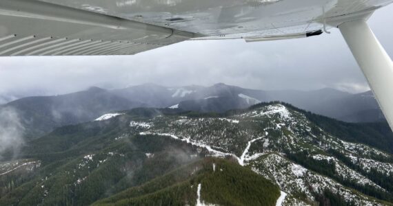 The Washington Department of Transportation is coordinating the search for a missing aircraft and pilot in the rugged wilderness near Queets, seen here, though weather is complicating search efforts for the plane, missing since March 6. (Courtesy photo / WSDOT)