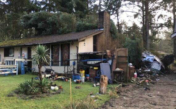 City of Ocean Shores
A property at 367 Eridani Loop in Ocean Shores is slated for abatement. Proposed changes to city code would give city building officials greater authority to take action on properties deemed as a danger or risk to the public.