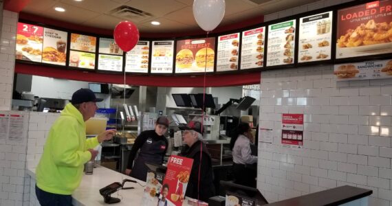 Arby’s officially opened for business in Elma on Tuesday, March 21 and welcomed the first of what is expected to be many customers in its future.