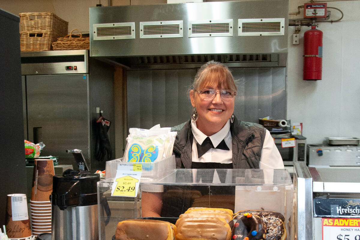 Deli/bakery Manager Laurie Grah, has been at Swanson’s Hoaquiam location for about 16+ years.