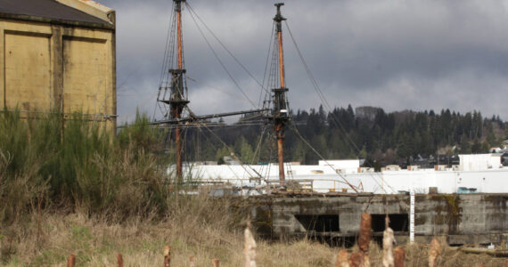 Photos by Michael S. Lockett / The Daily World
The Grays Harbor Historical Seaport and Twin Harbors Waterkeepers hosted a community event on March 25 to talk about cleanup efforts for the area.