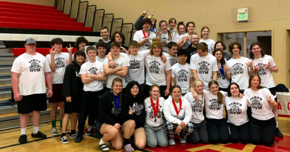 SUBMITTED PHOTO Montesano powerlifters pose for a photo after sweeping the team titles at a meet in Snohomish on Saturday.