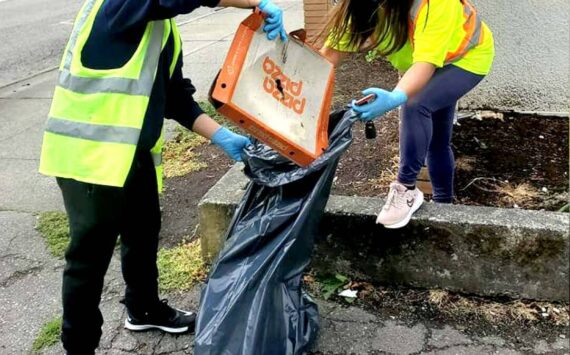 The Daily World File Photo
Grays Harbor Young Professionals will be hosting the first of multiple planned “Community Cleanup” events on Saturday, April 22, in Aberdeen. The goal is to help give back to the community by cleaning up areas of downtown Aberdeen that are riddled with garbage.