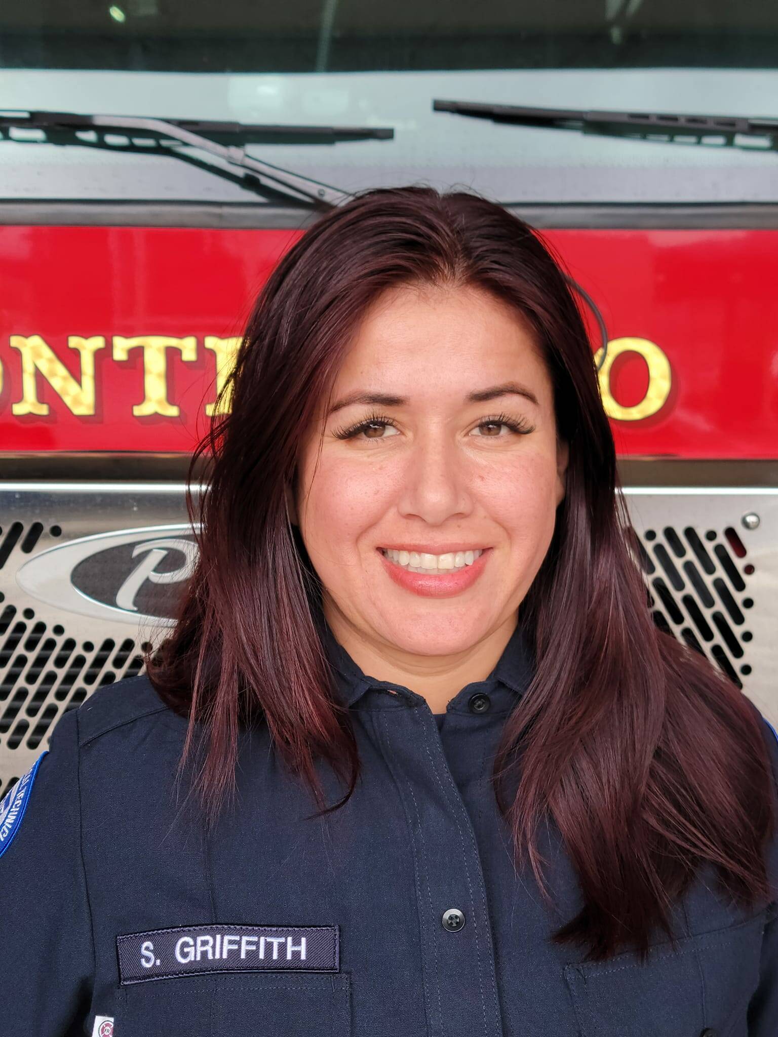 Sierra Griffith joined the Montesano Fire Department as their first female career firefighter in March. Photo: MFD