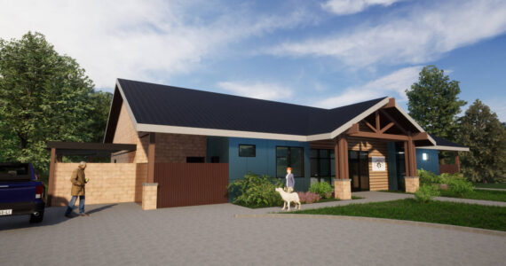 Courtesy photo / North Beach PAWS
North Beach PAWS is seeking $2.5 million through grants and fundraising to purpose-build a new dog shelter, a rendering created by MD Architects shown here, up to modern best practices to replace its current canine accommodations.