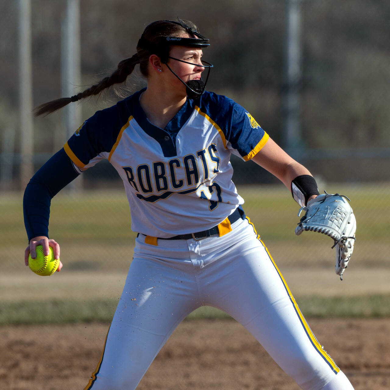 PHOTO BY FOREST WORGUM Aberdeen sophomore pitcher Lilly Camp, seen here in a file photo, sparkled in the circle as the Bobcats advanced to the 2A State Tournament semifinals with two wins on Friday in Selah.