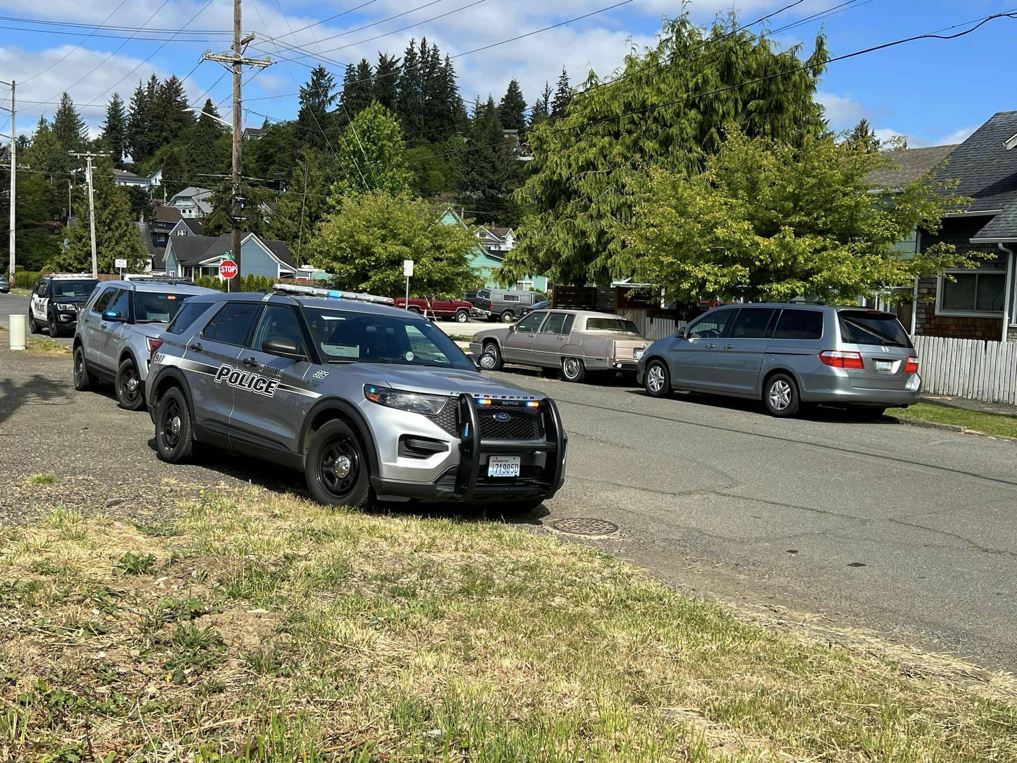 Members of the county’s drug task force and police from Aberdeen and Hoquiam worked together to arrest a pair of Hoquiam men following a roughly two-month investigation. (Courtesy photo / Hoquiam Police Department)