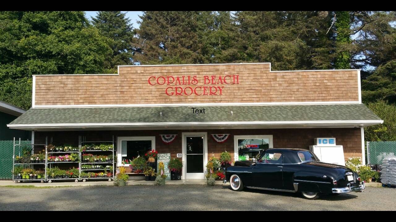 Courtesy photo / Sharon Voss
Copalis Beach Grocery, located just off of state Route 109 in Copalis Beach, will be one of the first businesses connected to a Grays Harbor County water system extension when the project finishes later this summer.