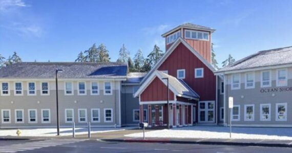 The North Beach School District voted to examine the possibility of building a vertical evacuation structure on the grounds of Ocean Shores Elementary, where about 200 students are currently enrolled. (Courtesy of North Beach School District)