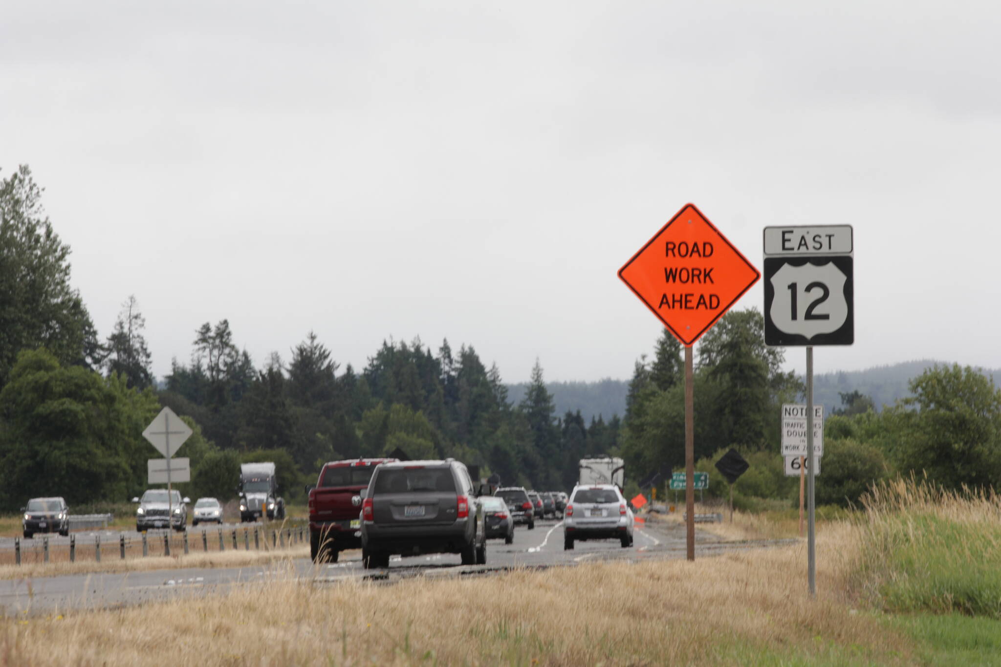 Work on Grays Harbor County’s main highway is coming as crews replace barriers to fish passage. (Michael S. Lockett / The Daily World)