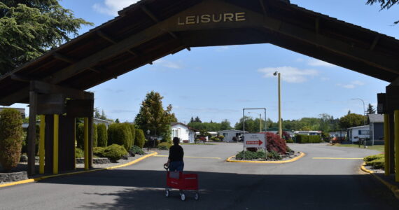 The Leisure Manor mobile home park in south Aberdeen contains 191 spaces, the most of any Grays Harbor County mobile home park. (Clayton Franke / The Daily World)