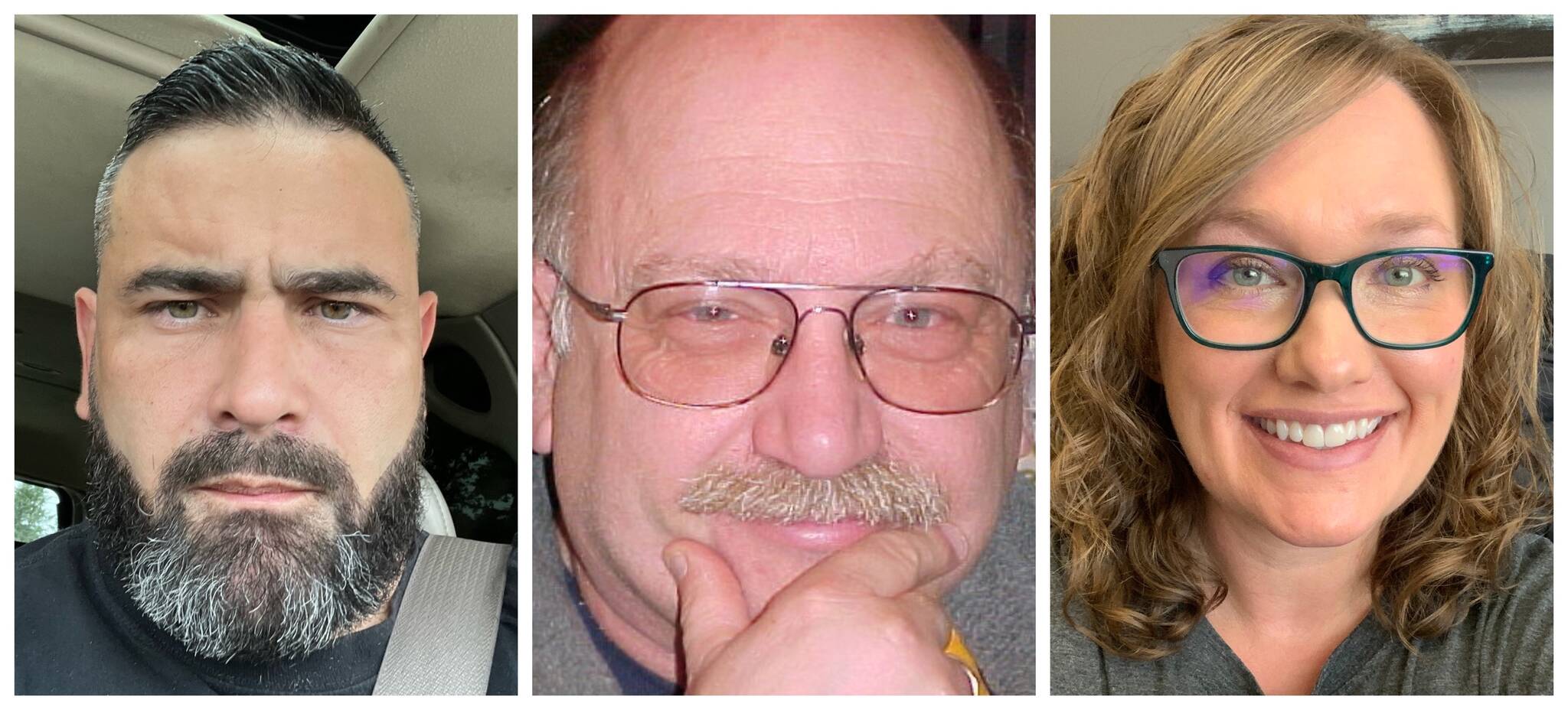 Primary election candidates for North Beach School Board District 4, from left: Joe Lomedico, Halvar Olstead and Jessica Iliff.