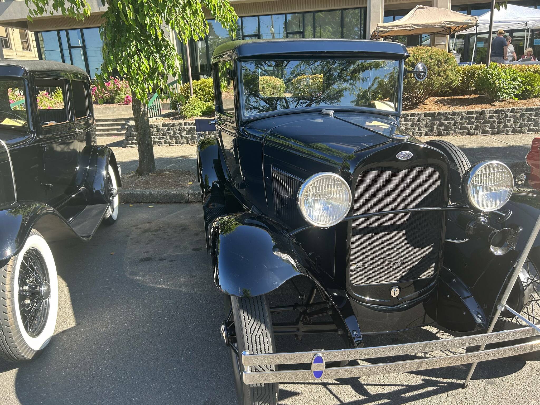 A 1931 Ford was one of the oldest automobiles on display at the 21st Historic Montesano Car show on July 15. (Lillian Saeger / The Daily World)