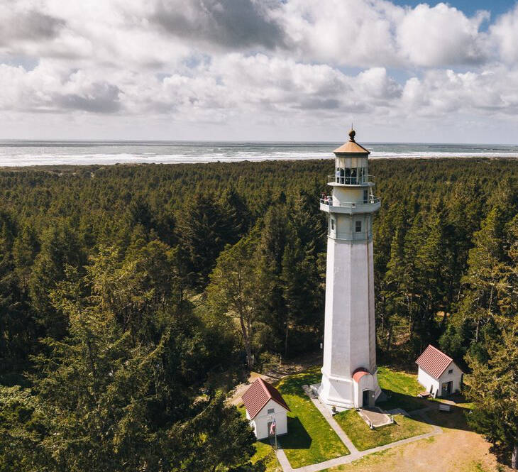 A 9/11 memorial walk will start at the Grays Harbor Lighthouse at 11 a.m. on the morning of. (Courtesy photo / Westport South Beach Historical Society)