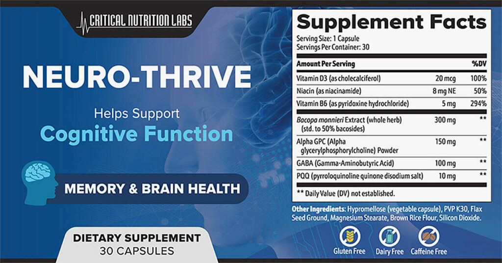 NeuroThrive Reviews Does It Work? What They Won’t Say Before Buy