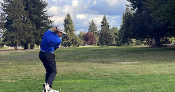 SUBMITTED PHOTO Elma’s Grant Vessey shot a 38 to earn Medalist of the Match in a victory over Hoquiam on Tuesday at the Oaksridge Golf Course in Elma.