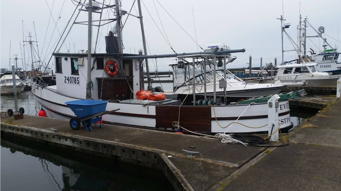 The Coast Guard has suspended the search for the fishing boat Evening homeported out of Westport after several days of searching the area with aircraft. (Courtesy photo / USCG)