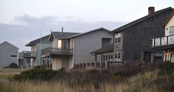 Clayton Franke / The Daily World
A vacation rental home stands in a Westport neighborhood near the dunes. <em>Note: This caption has been corrected to state that only one of the home pictured was verified as a vacation rental. </em>