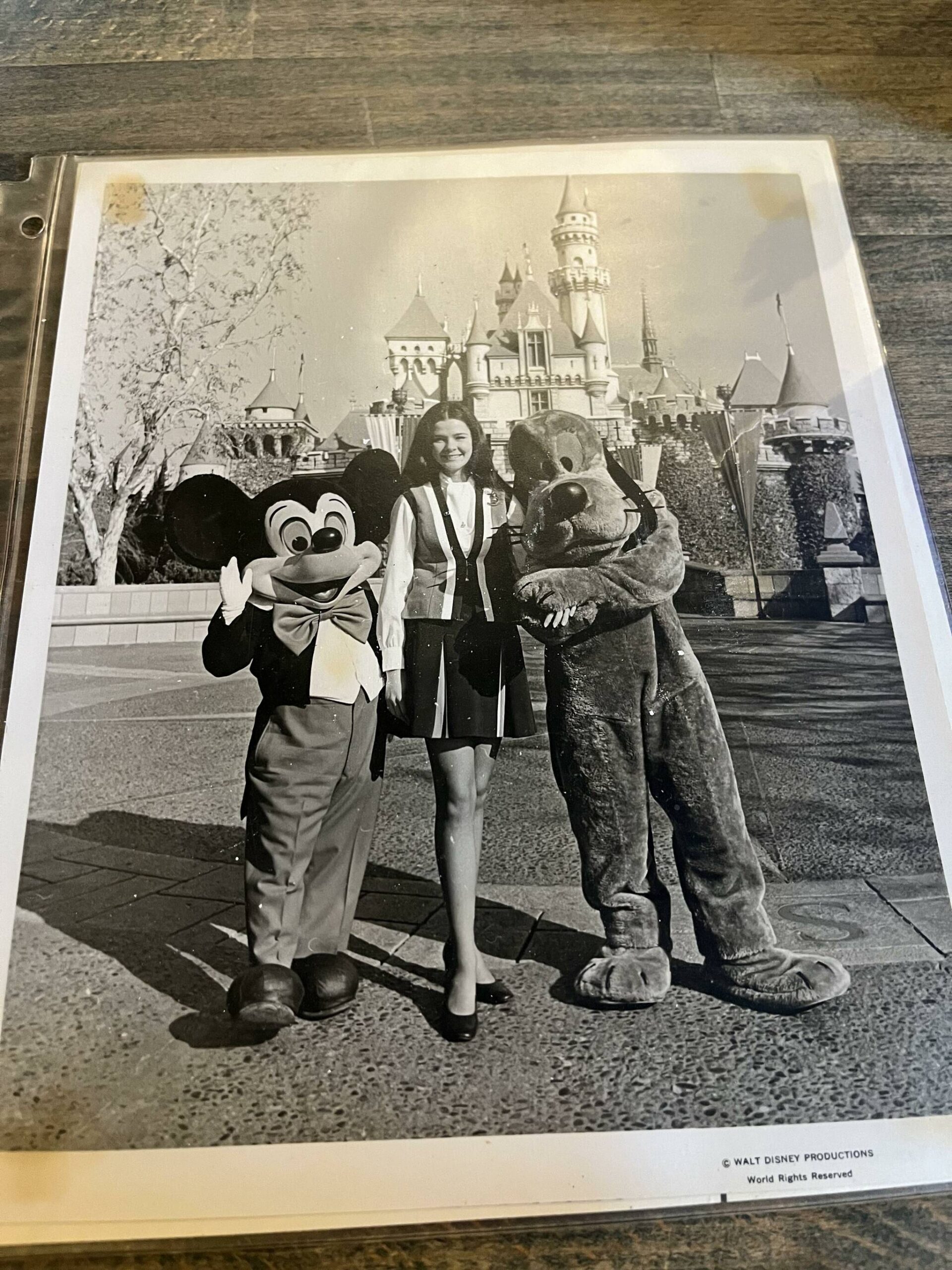 Provided photo
Phil Slep, right, stands for a photo in Disneyland’s Pluto costume with Mickey Mouse and Emily Zinzer. Zinzer was a Disney Ambassador decades ago. Slep will talk about how he started working for Disneyland as a Disney character in his next “Phil Talk,” on Saturday at 5 p.m., from inside the alcove of the Aberdeen Art Center — 200 W. Market.
