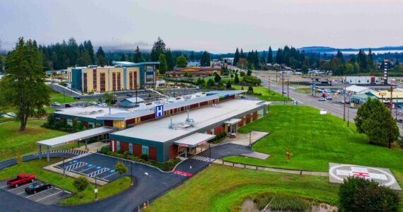 At the Summit Pacific Medical Center in Elma, a $58 million expansion project set to break ground in January 2024 will add nearly 30,000 square feet, 10 extra beds and a rooftop helicopter pad to support transfer patients. (The Daily World file photo)