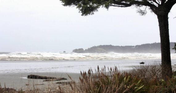 Waves hammer the coast in Grays Harbor County. Severe weather conditions are expected for several days in the county and across the state. (Michael S. Lockett / The Daily World File)