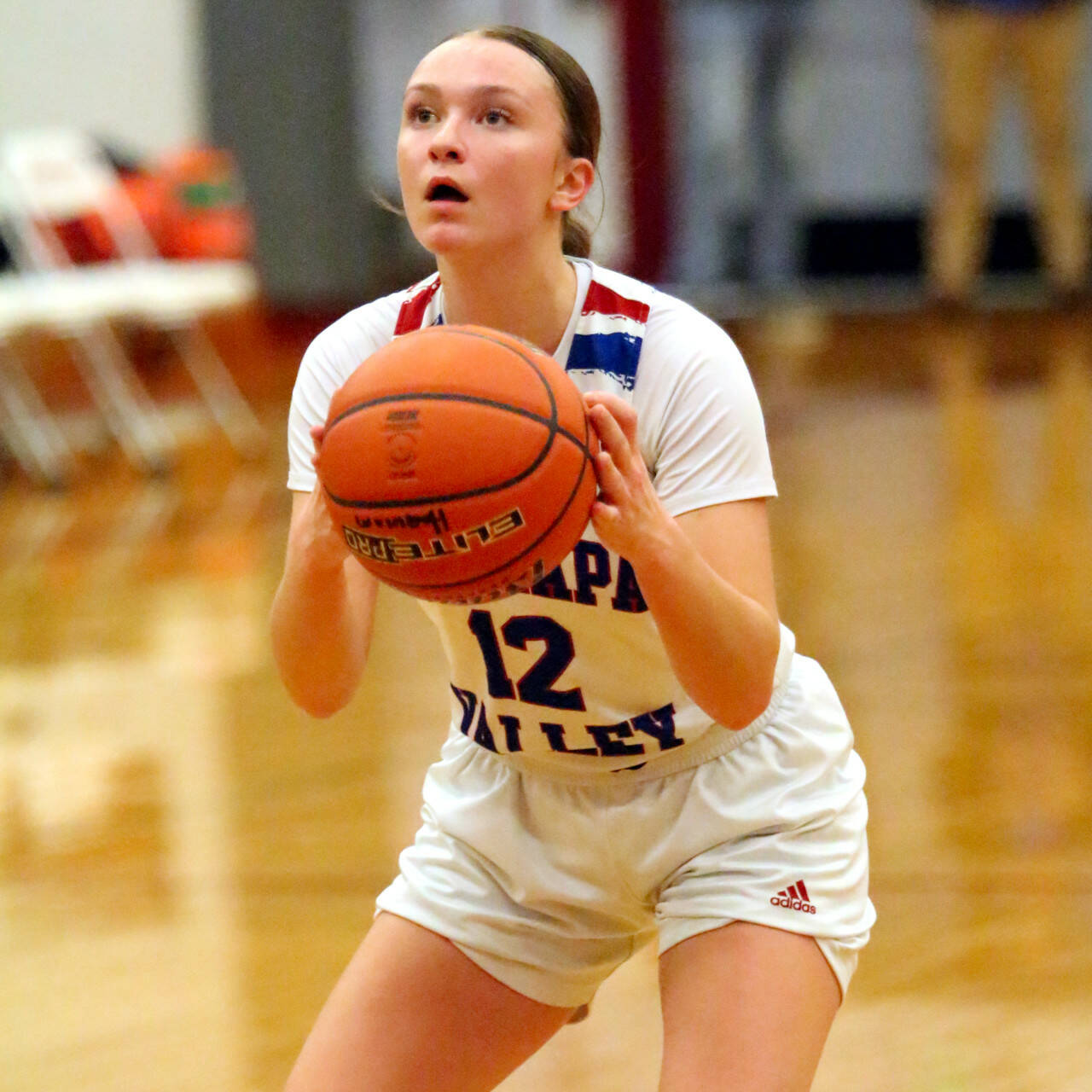 DAILY WORLD FILE PHOTO Willapa Valley guard Lauren Matlock was named to the 1B Columbia Valley All-League First Team for the 2023-24 season.