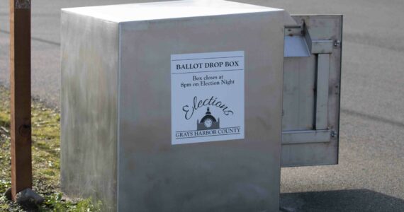 Courtesy of Joe Maclean
Pictured here, a ballot box installed in Ocean Shores last year has a similar design to the new, sturdier ballot boxes that will soon be implemented across Grays Harbor County.