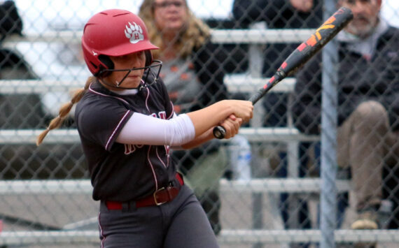 DAILY WORLD FILE PHOTO Hoquiam’s Lexi LaBounty had two hits and scored two runs in a victory over Tenino on Thursday in Hoquiam.