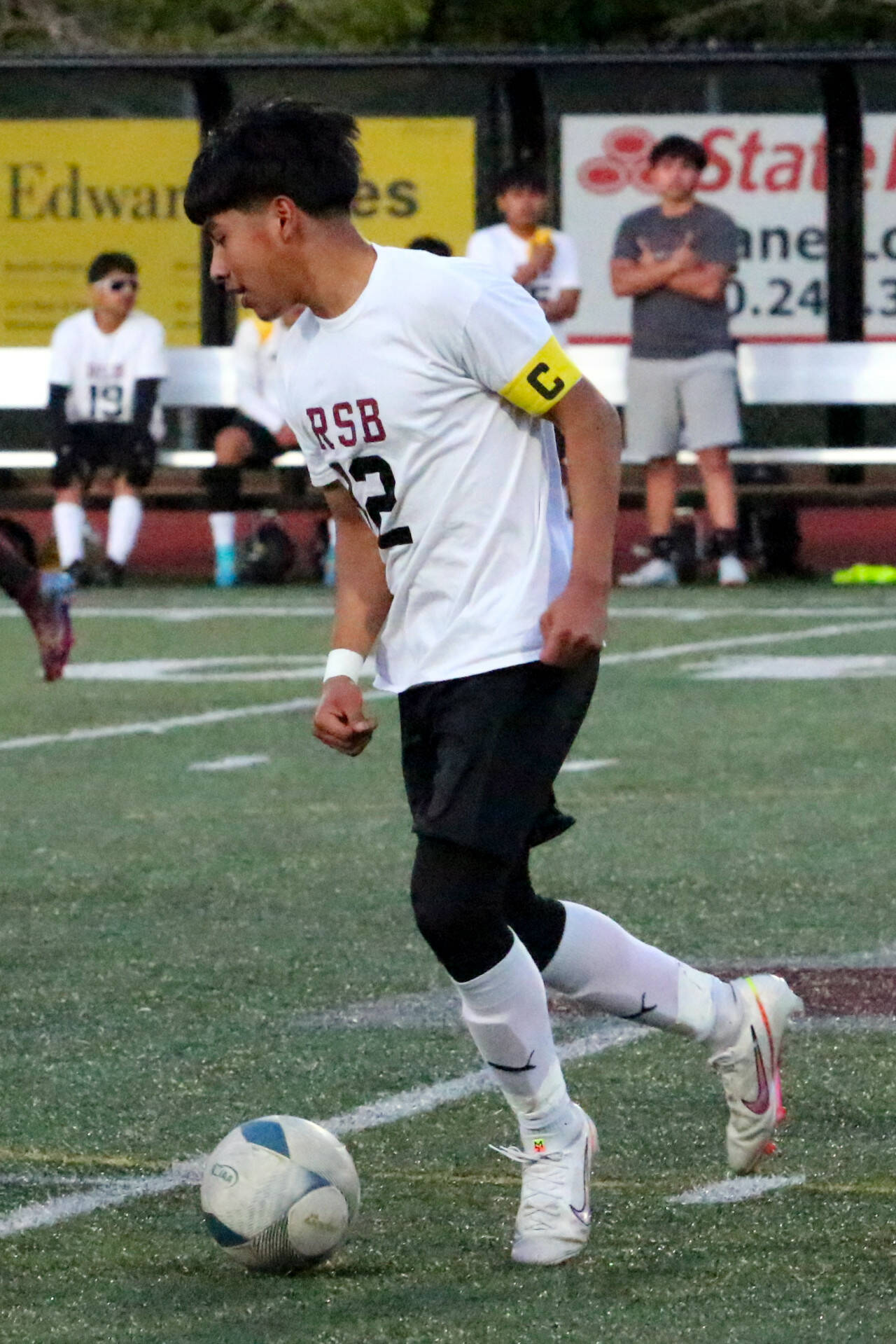 DAILY WORLD FILE PHOTO 
Raymond-South Bend midfielder Edgar Ramirez scored two goals in a 3-2 win over Hoquiam on Wednesday in Hoquiam.